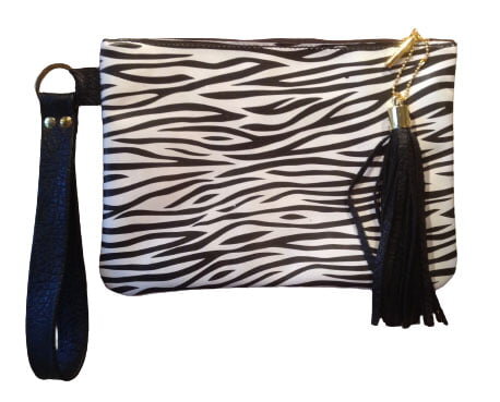 Cartera sobre con cremallera de cuero artesanal — proyecto del curso Tanten Moda